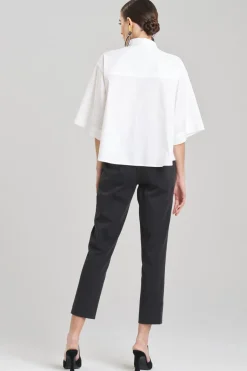 Cotton Poplin Trapeze Shirt