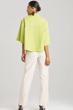 Cotton Poplin Trapeze Shirt