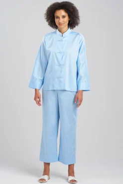 Cotton Sateen Essentials Mandarin PJ