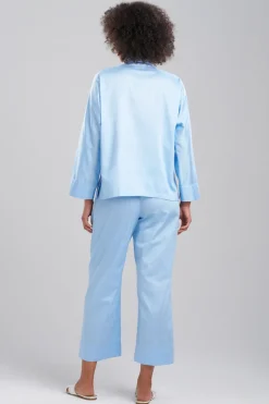 Cotton Sateen Essentials Mandarin PJ
