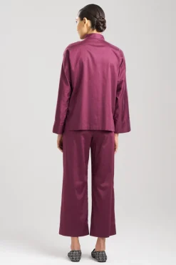 Cotton Sateen Essentials Mandarin PJ