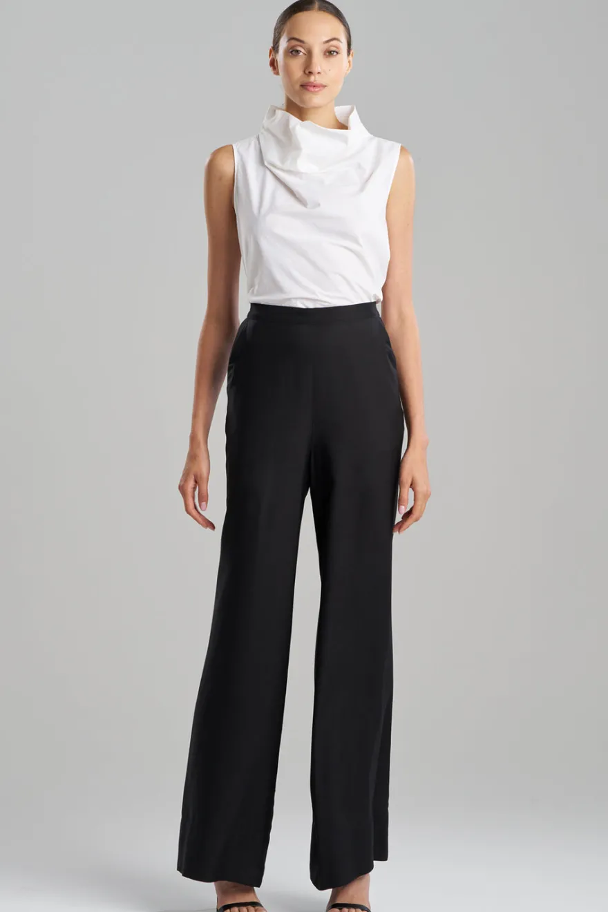 Cotton Silk Twill Trousers