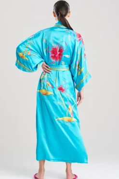 Couture Bali Embroidered Silk Robe