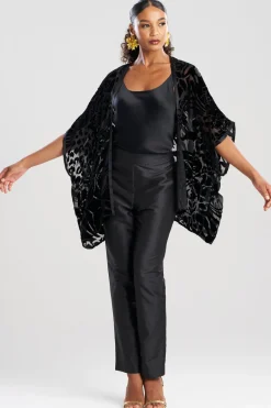 Couture Burnout Velvet Cocoon Cardigan
