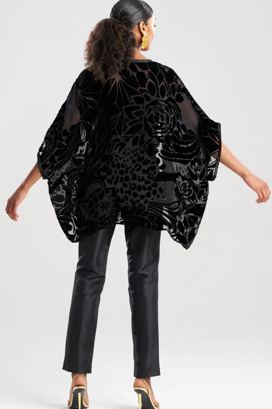Couture Burnout Velvet Cocoon Cardigan