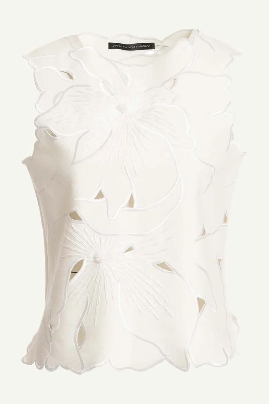 Couture Canvas Embellished Top