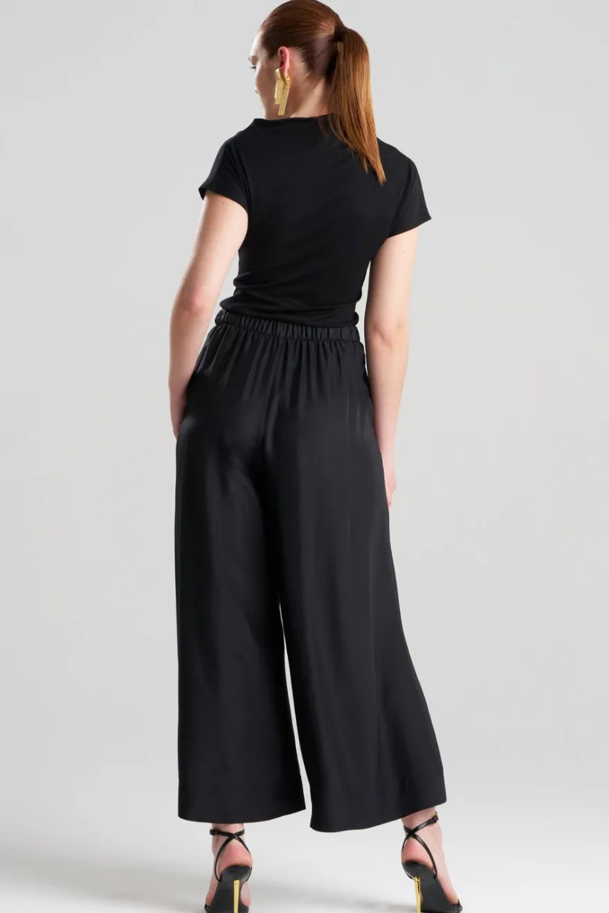 Couture Habotai Palazzo Silk Pants