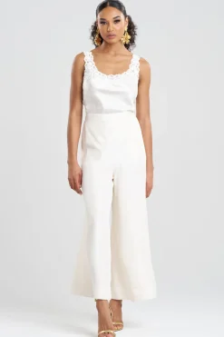 Couture Habotai Palazzo Silk Pants