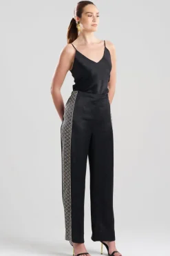Couture Nara Embroidered Silk Pants