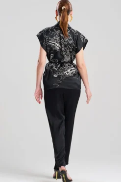 Couture Nara Embroidered Silk Vest