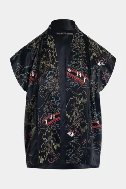 Couture Nara Multi Embroidered Silk Vest