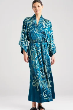 Couture Nouveau Embellished Silk Robe