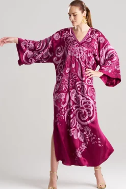 Couture Nouveau Embellished Silk Caftan