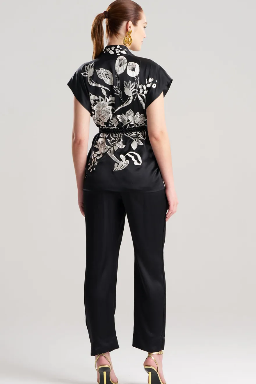 Couture Nouveau Embroidered Silk Vest
