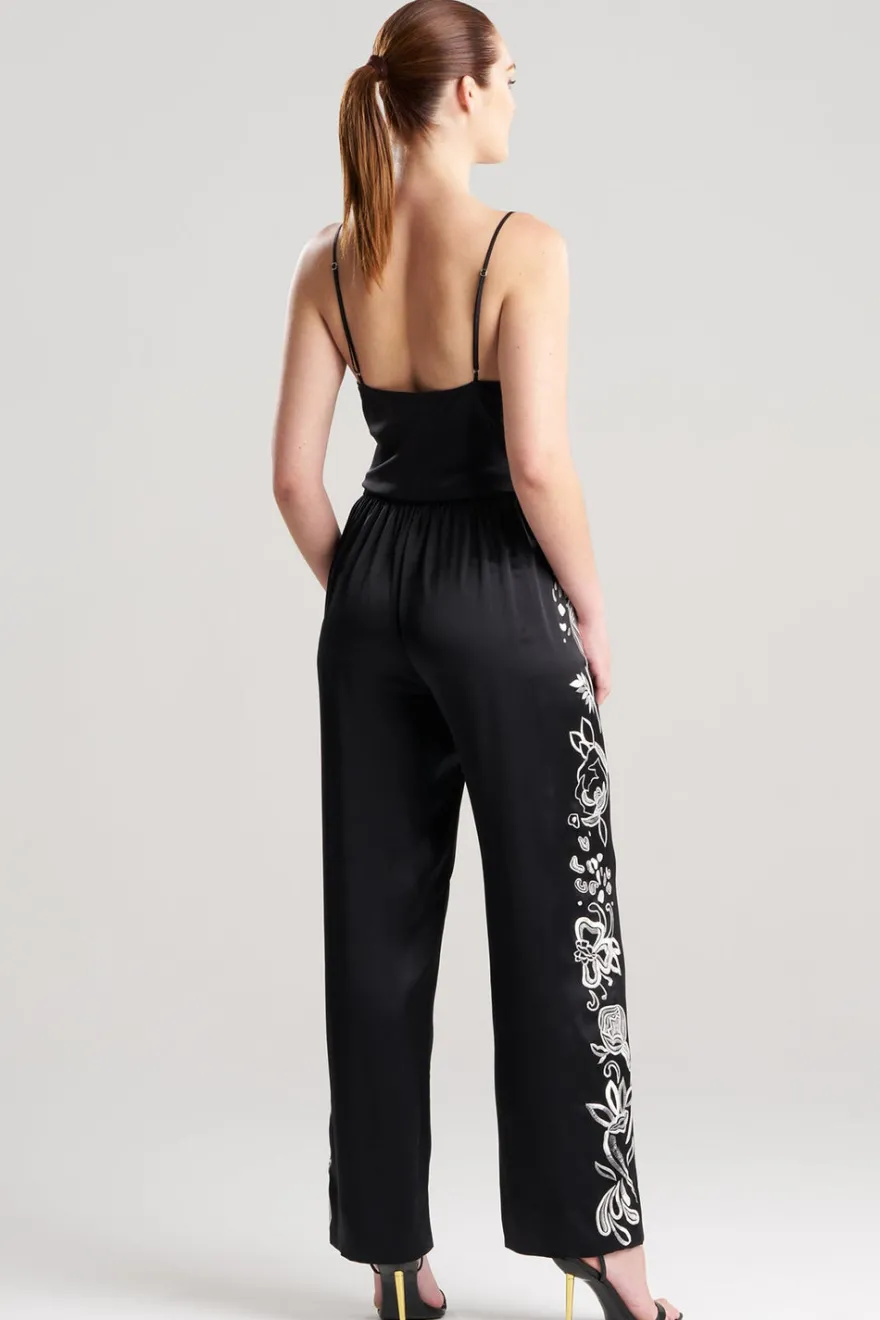 Couture Nouveau Embroidered Silk Pants