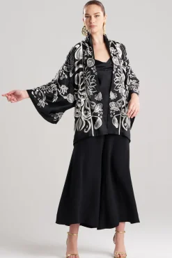 Couture Nouveau Embroidered Silk Kimono