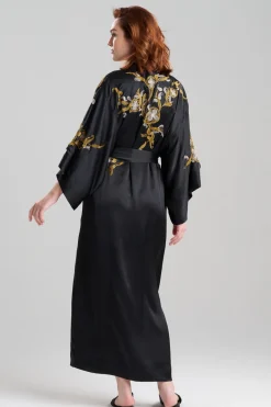 Couture Ottoman Embroidered Silk Robe