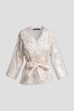 Couture Piña Belted Jacket