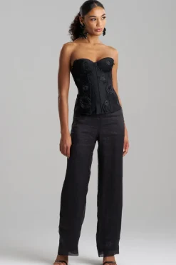 Couture Piña Embroidered Bustier