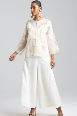 Couture Piña Embroidered Mandarin Jacket