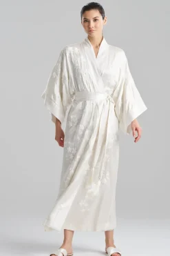 Couture Sakura Embroidered Silk Robe