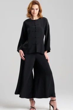 Couture Silk Crepe Mandarin Jacket