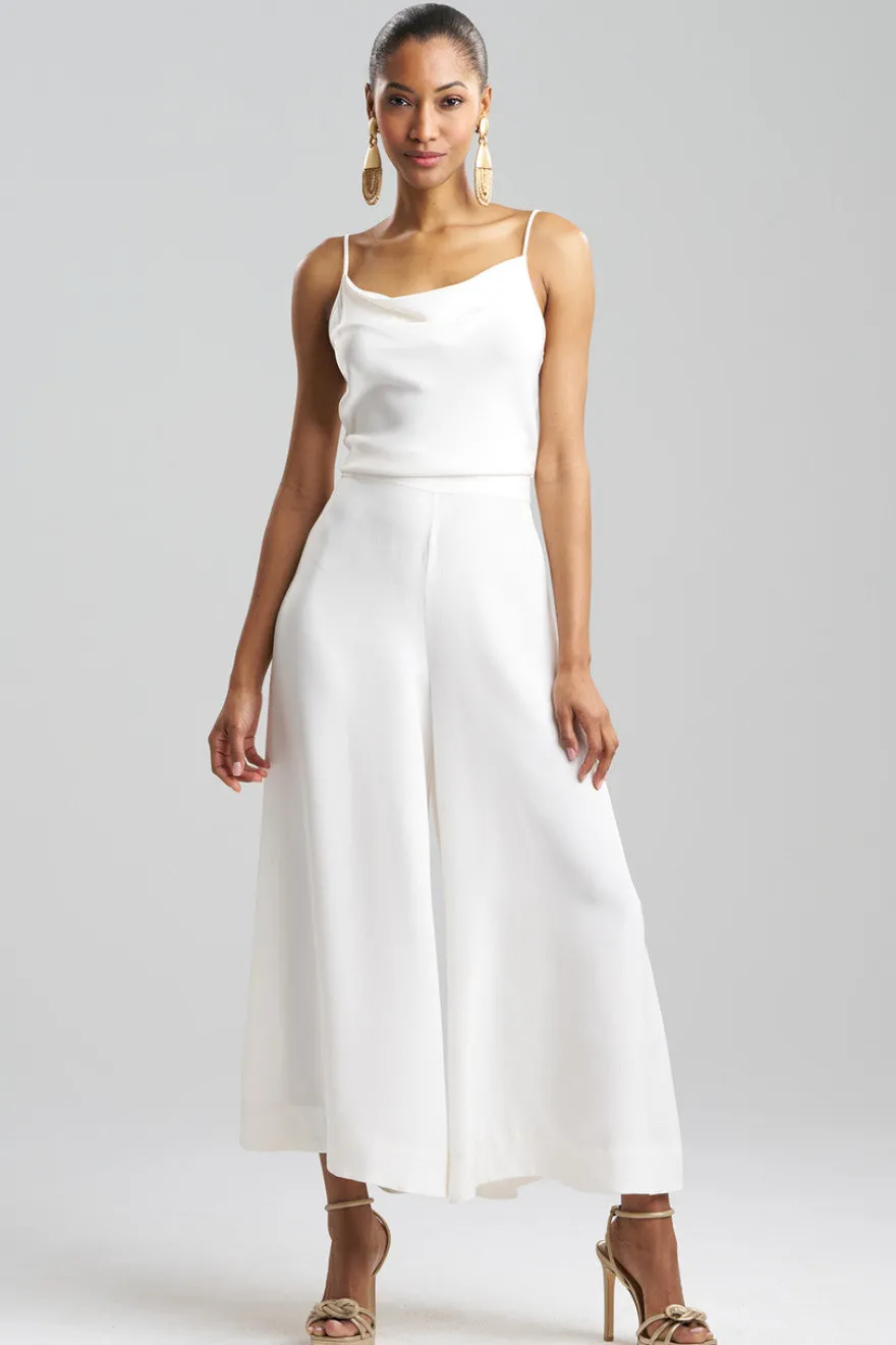 Couture Silk Crepe Palazzo Pants