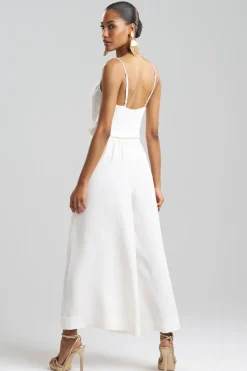 Couture Silk Crepe Palazzo Pants
