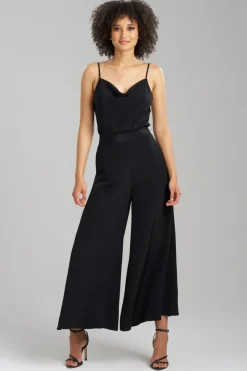 Couture Silk Crepe Palazzo Pants