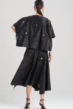 Couture Silk Dupioni Embellished Short Jacket
