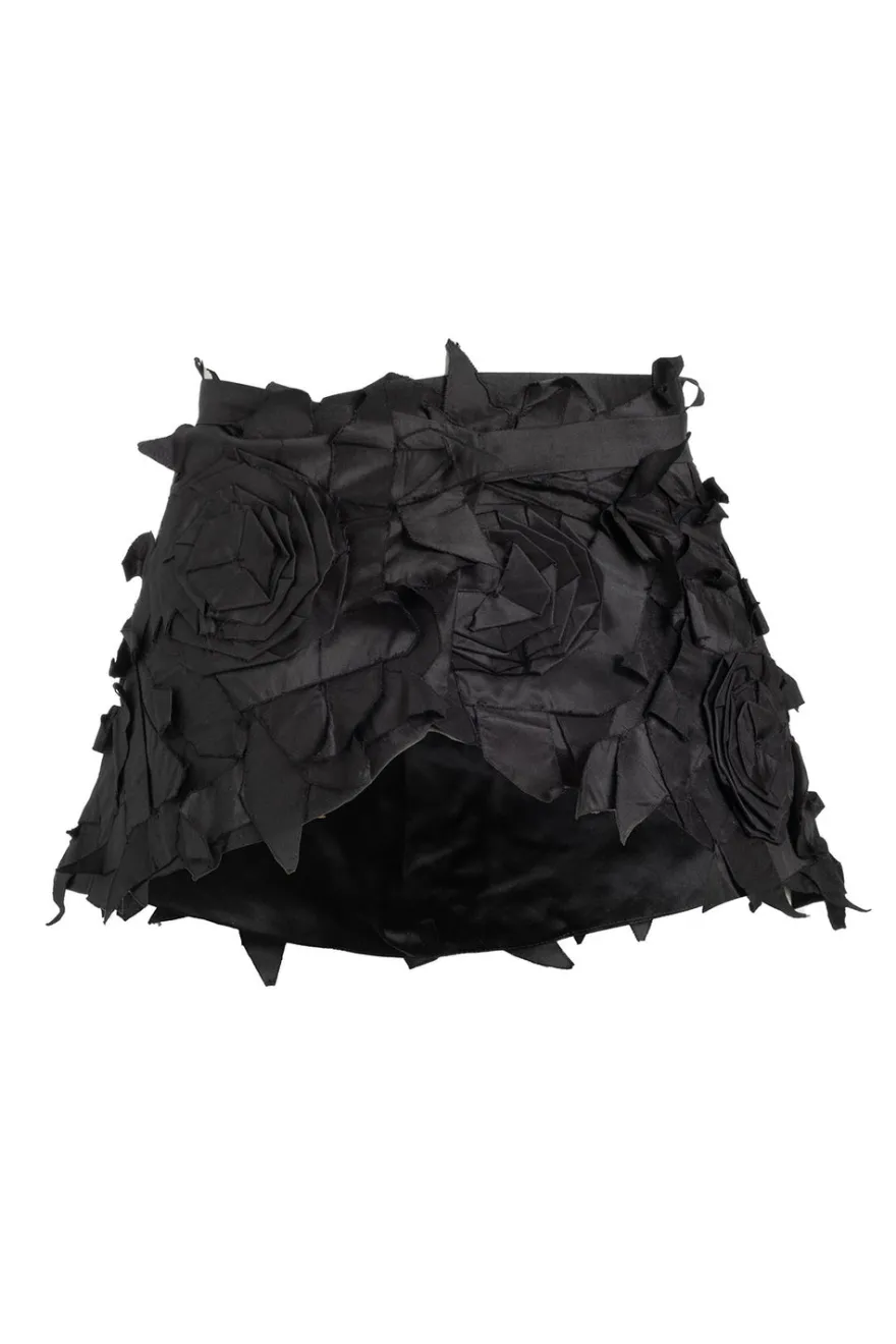 Couture Silk Dupioni Embellished Obi Belt