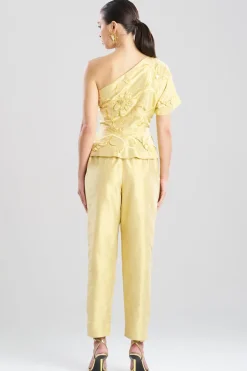 Couture Silk Dupioni Embellished Top