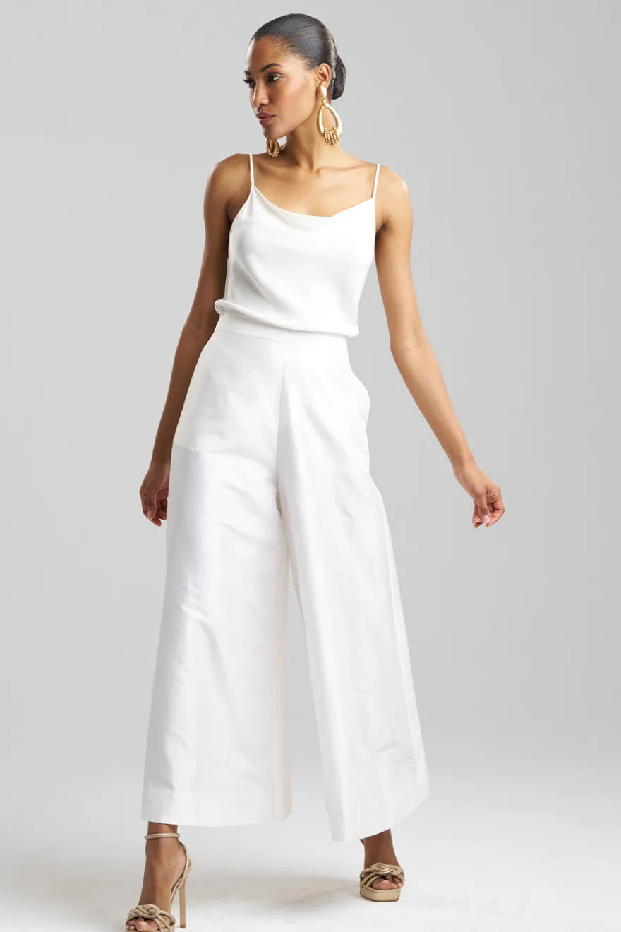 Couture Silk Dupioni Palazzo Pants