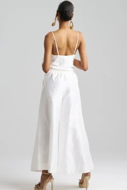 Couture Silk Dupioni Palazzo Pants