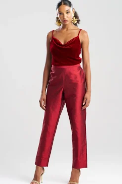 Couture Silk Dupioni Slim Pants