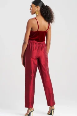 Couture Silk Dupioni Slim Pants