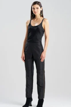 Couture Silk Dupioni Slim Pants