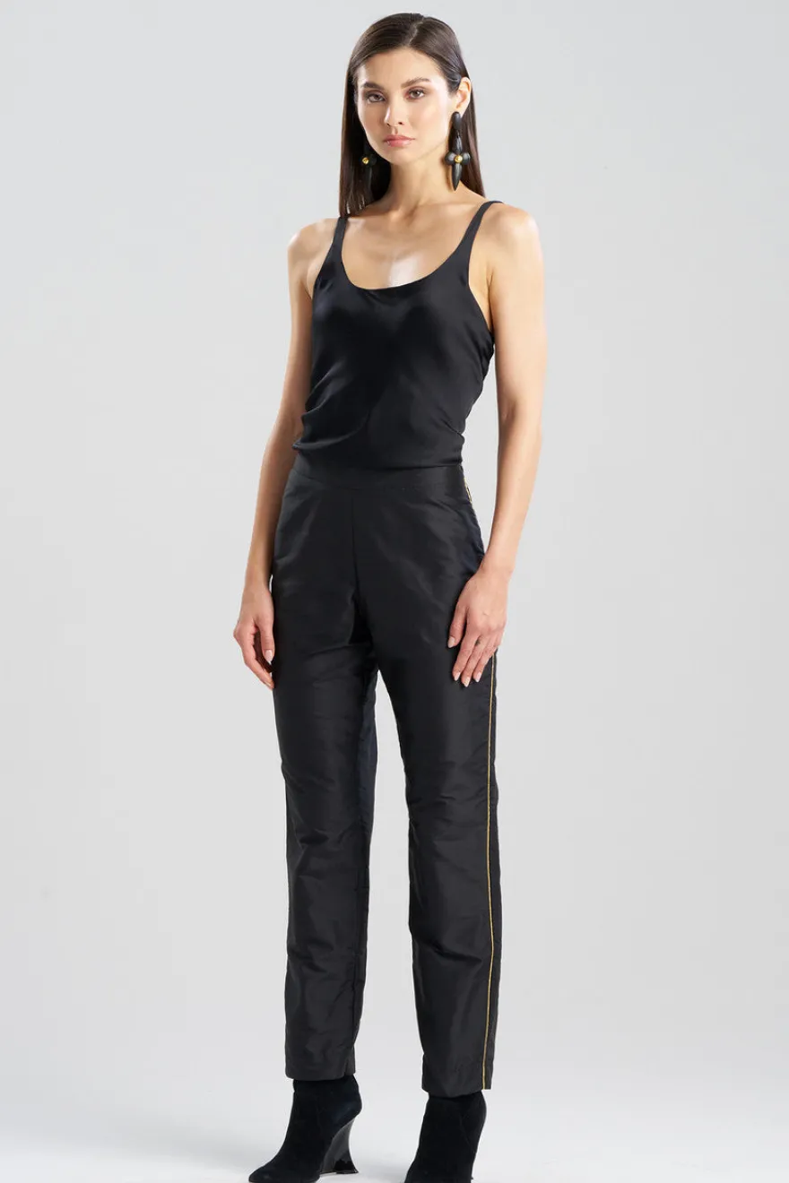 Couture Silk Dupioni Slim Pants