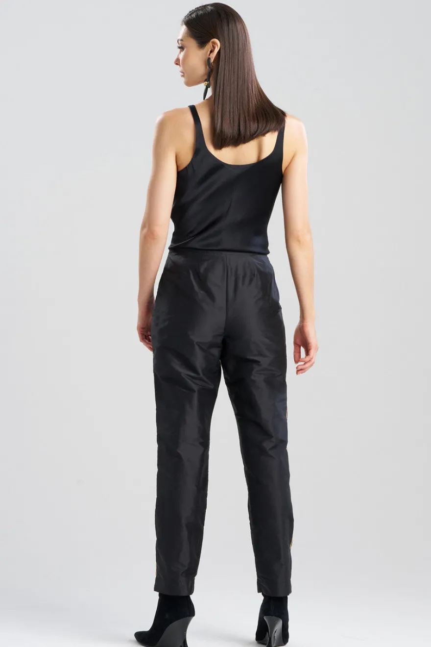 Couture Silk Dupioni Slim Pants