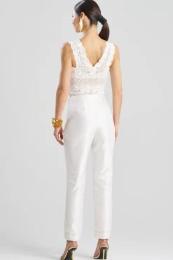 Couture Silk Dupioni Slim Pants