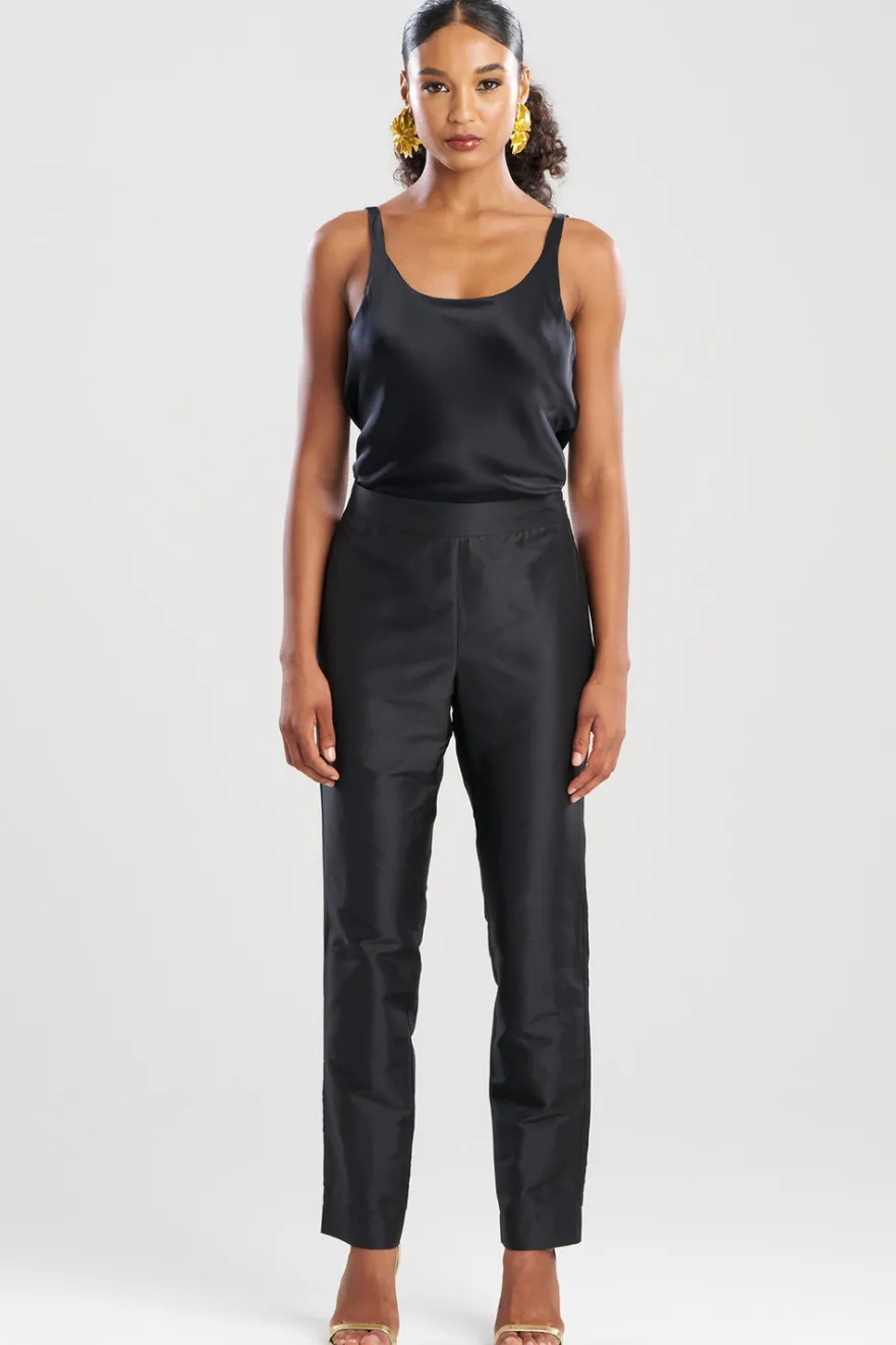 Couture Silk Dupioni Slim Pants