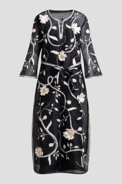 Couture Silk Organza Embellished Caftan