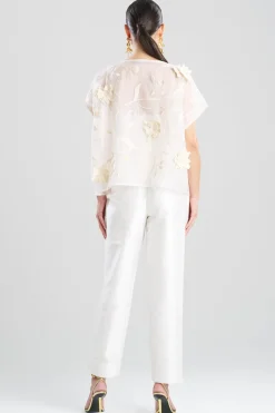 Couture Silk Organza Embellished Top