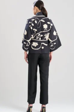 Couture Tech Cotton Taffeta Embellished Jacket