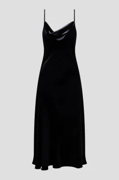 Couture Velvet Silk Slip Dress