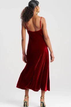 Couture Velvet Silk Slip Dress