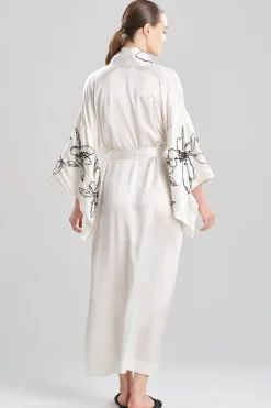 Couture Yumi Embroidered Silk Robe