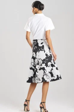 Cressida Applique Flair Skirt