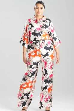 Cressida Printed Silk Twill Jumpsuit