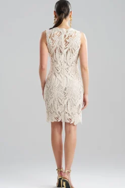 Crochet Lace Cotton Sheath Dress